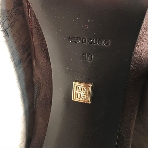 Pour la Victoire Brown Suede Platform Ankle Boots - Picture 12 of 14